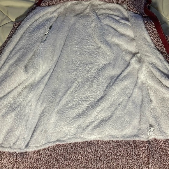 New Sherpa lined full zip button hooded women’s sweater jacket - Picture 3 of 6